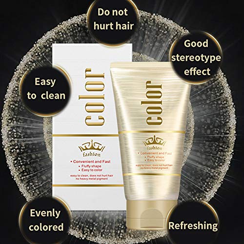 Temporary Hair Color Wax, POSTA Hair Dye Wax 130g Hair Styling Co...