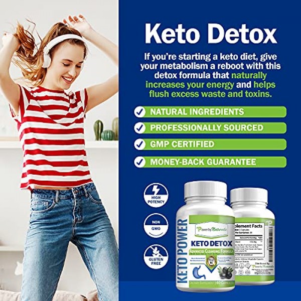 Power by Naturals Keto Detox Advanced Colon Cleanser, Weight Loss...