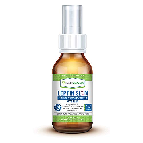 Power by Naturals - Leptin Slim - Dr Formulated Liquid Weight Man...