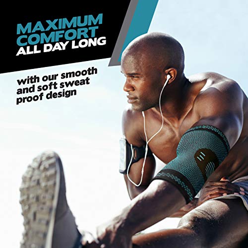 PowerLix Elbow Brace Compression Support Pair - Elbow Sleeve fo...