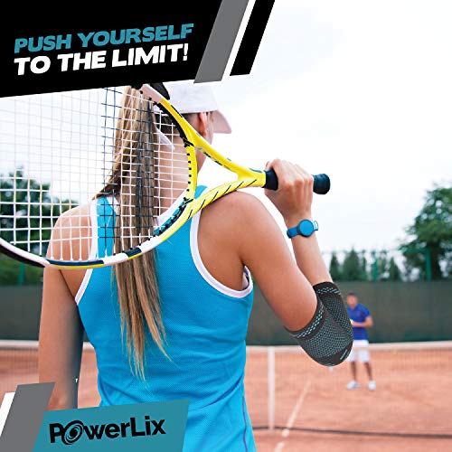 PowerLix Elbow Brace Compression Support Pair - Elbow Sleeve fo...