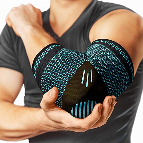 PowerLix Elbow Brace Compression Support Pair - Elbow Sleeve fo...