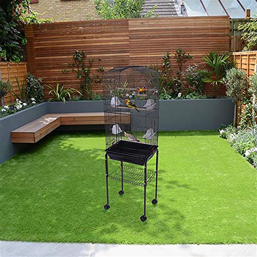 59-inch Bird Cage Open Top Standing Medium Small Parrot Parakeet ...