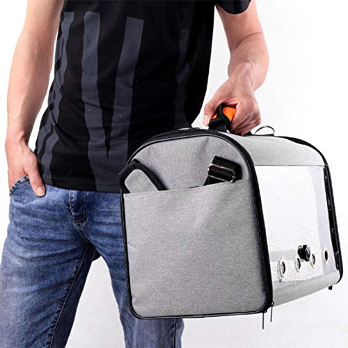 PQZATX Bird Travel Bag Portable Pet Bird Carrier Transparent Brea...