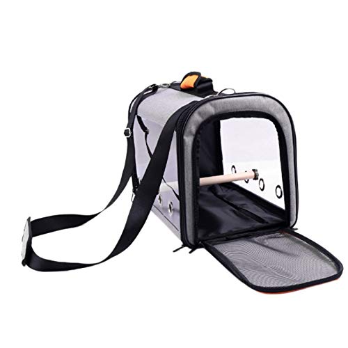 PQZATX Bird Travel Bag Portable Pet Bird Carrier Transparent Brea...