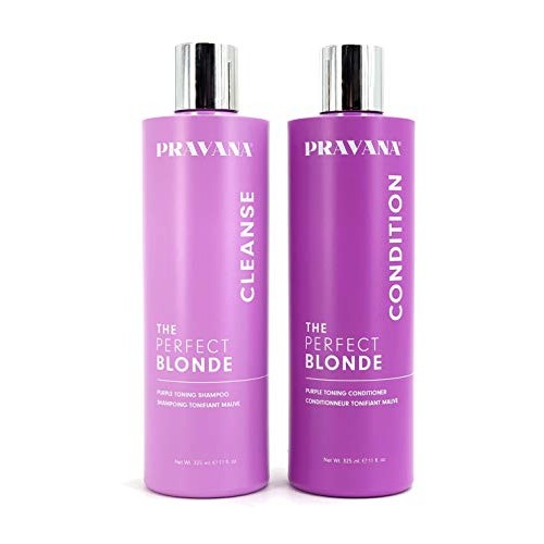 PRAVANA The Perfect Blonde Shampoo and Conditioner 11 Oz Combo Pa...
