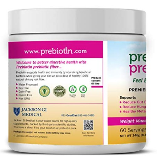 Prebiotin Prebiotic Weight Management – 8.5 oz – Formulated to Su...