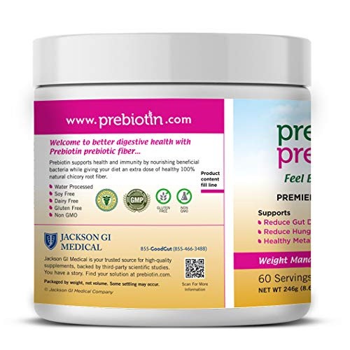 Prebiotin Prebiotic Weight Management – 8.5 oz – Formulated to Su...