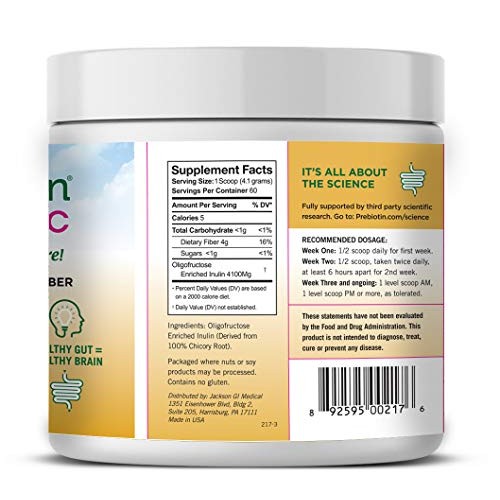 Prebiotin Prebiotic Weight Management – 8.5 oz – Formulated to Su...