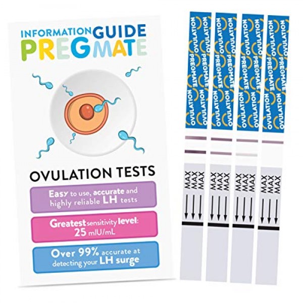 PREGMATE 25 Ovulation Test Strips Predictor Kit 25 Count