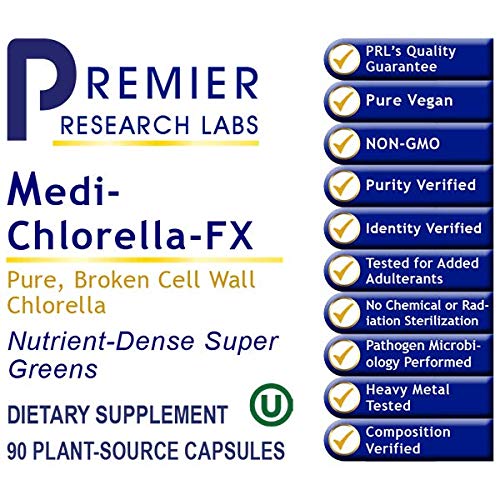 Premier Research Medi Chlorella-FX, Nutrient-Dense Super Greens, ...