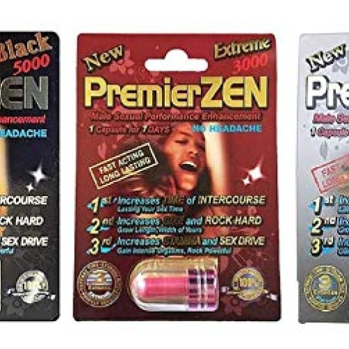 PremierZen 3 Pack Variety - Male Performance Enhancement Pill - P...