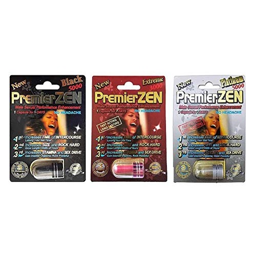 PremierZen 3 Pack Variety - Male Performance Enhancement Pill - P...