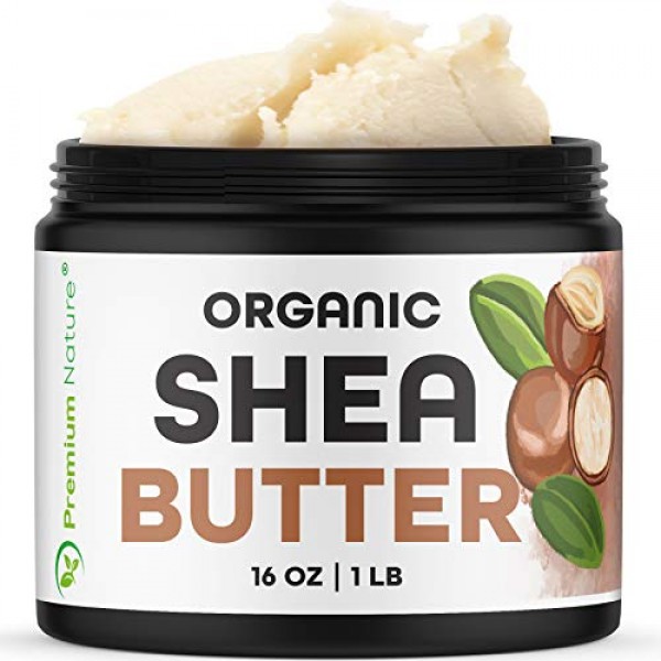 Shea Butter Raw Organic African - 16 oz Pure Virgin Unrefined Bod...