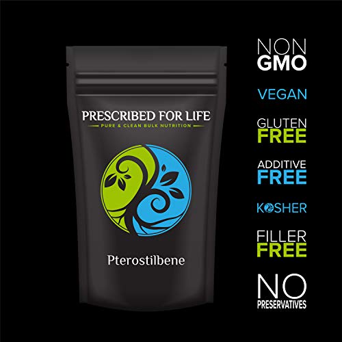 Prescribed for Life Pterostilbene - Dimethylated Powder Derivativ...