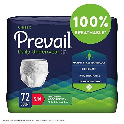 Prevail Incontinence Protective Underwear, Maximum Absorbency, Sm...