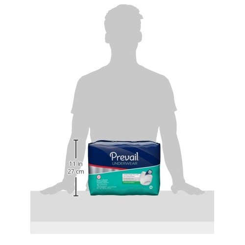 Prevail Incontinence Protective Underwear, Maximum Absorbency, Sm...