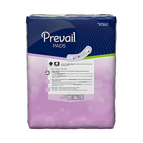 Prevail Maximum Absorbency Incontinence Bladder Control Pads, Lon...