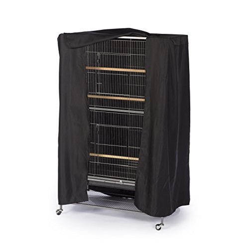 Prevue Hendryx Pet Products Good Night Bird Cage Cover, Large, Black
