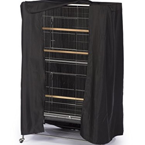 Prevue Hendryx Pet Products Good Night Bird Cage Cover, Large, Black