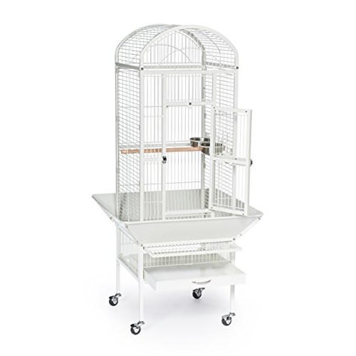 Prevue Pet Products 34512 Dometop Bird Cage, Small, Chalk White