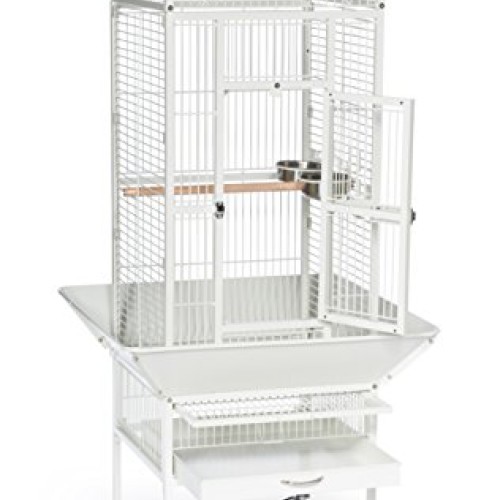 Prevue Pet Products 34512 Dometop Bird Cage, Small, Chalk White