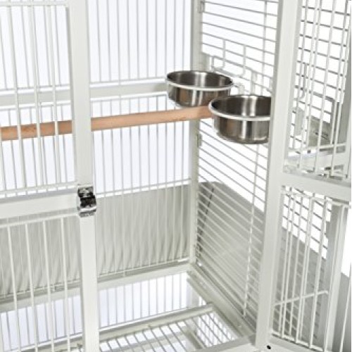 Prevue Pet Products 34512 Dometop Bird Cage, Small, Chalk White