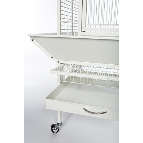 Prevue Pet Products 34512 Dometop Bird Cage, Small, Chalk White