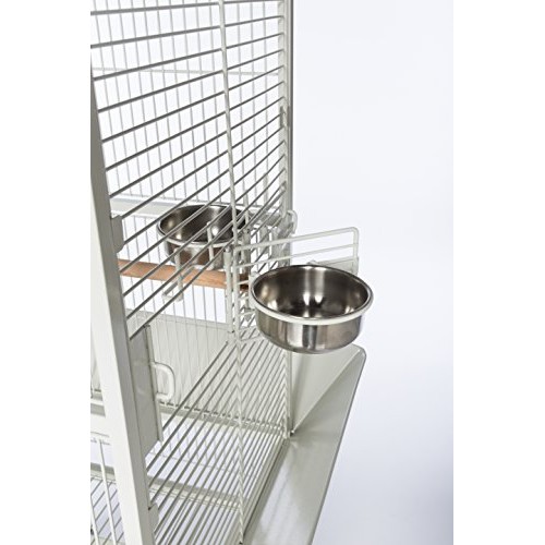 Prevue Pet Products 34512 Dometop Bird Cage, Small, Chalk White