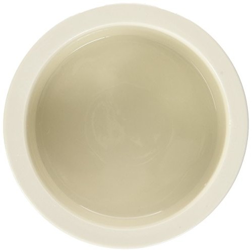Prevue Pet Products Ceramic 4 Bowl Replacement Cup Set, Bone Whit...