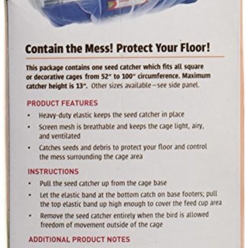 Prevue Pet Products Mesh Bird Seed Catcher 13 H, Large Size