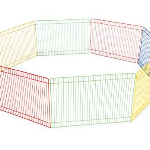 Prevue Pet Products Multi-Color Small Pet Playpen 40090,13x35.87x...