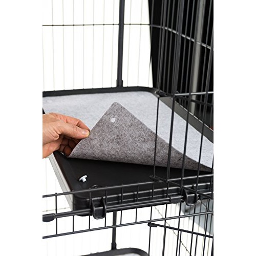 Prevue Pet Products Premium Cat Home With 4 Levels, Black