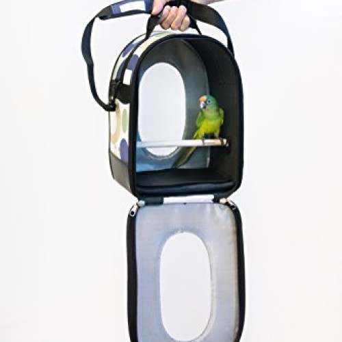 Prevue Pet Products Soft Sided Bird Travel Carrier with Perch Lar...
