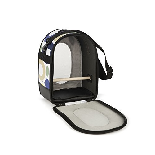 Prevue Pet Products Soft Sided Bird Travel Carrier with Perch Lar...