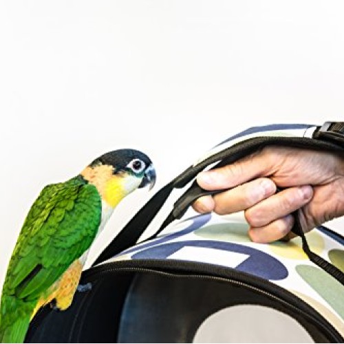 Prevue Pet Products Soft Sided Bird Travel Carrier with Perch Sma...