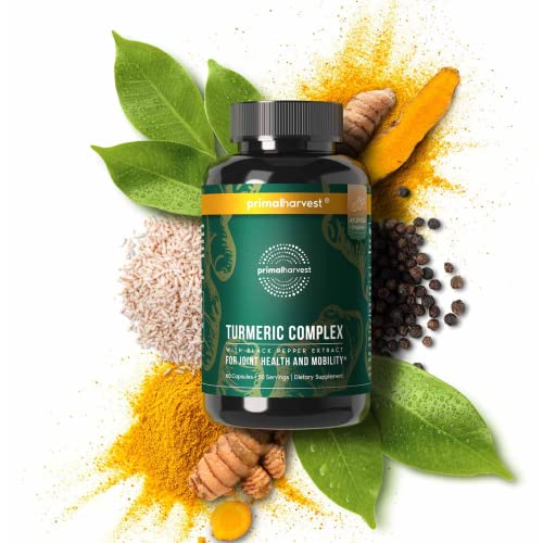 2 Pack, Turmeric Curcumin with Black Pepper, 60 Turmeric Capsules...
