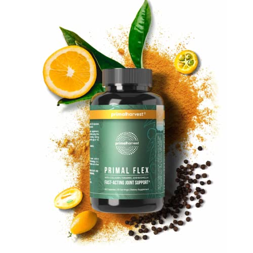 Primal Harvest Primal Flex Joint Supplement with Collagen, Turmer...