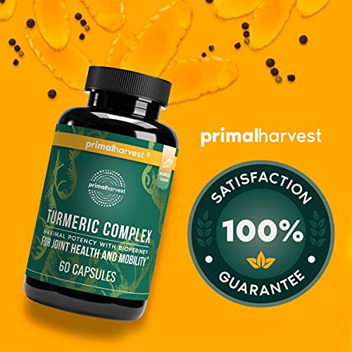 Turmeric Curcumin with Black Pepper BioPerine by Primal Harvest...
