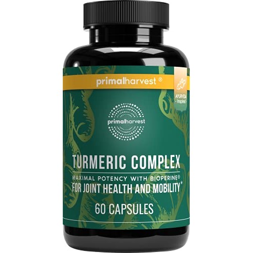 Turmeric Curcumin with Black Pepper BioPerine by Primal Harvest...