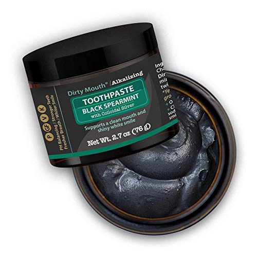Dirty Mouth Natural Alkalizing Toothpaste for Sensitive Teeth and...