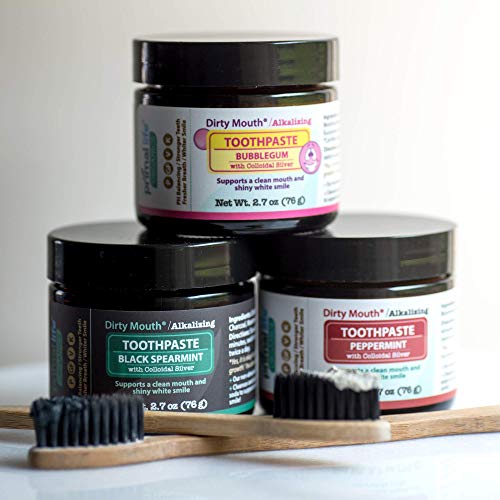 Dirty Mouth Natural Alkalizing Toothpaste for Sensitive Teeth and...