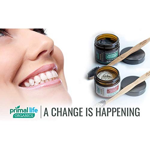 Dirty Mouth Natural Alkalizing Toothpaste for Sensitive Teeth and...
