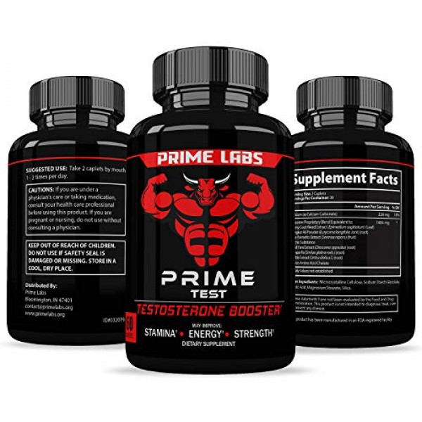 Prime Labs - Mens Test Booster - Natural Stamina, Endurance and ...