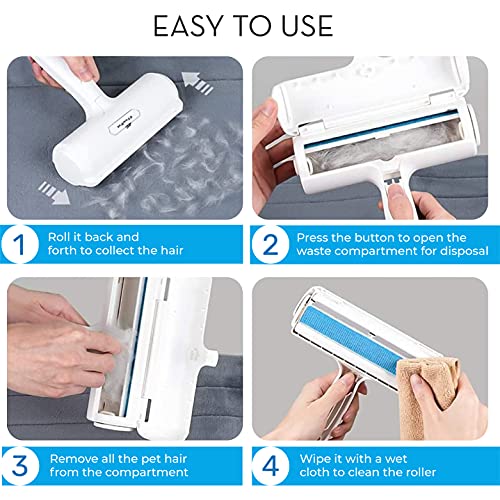 Professional 4YourPet Cleaning Roller for Dogs, Cats, Pets - Remo...