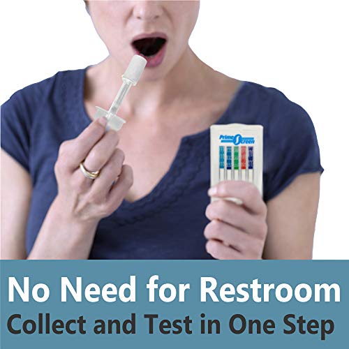 Prime Screen 10 Pack 6 Panel Saliva Oral Fluid Test Kit, E&I Ex...
