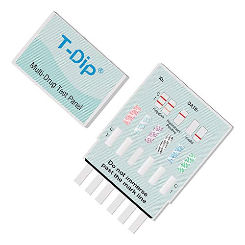 Prime Screen 10 Pack 6 Panel Urine Screening Test Kit AMP, BZO...