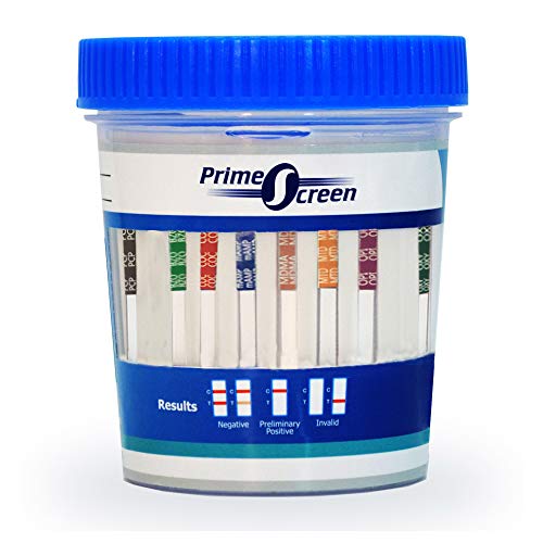 Prime Screen - 14 Panel Multi Drug Urine Test Cup THC,OPI,AMP, B...