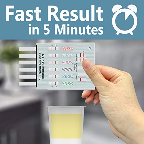 Prime Screen 5 Pack 6 Panel Urine Drug Test Kit THC-Marijuana,...