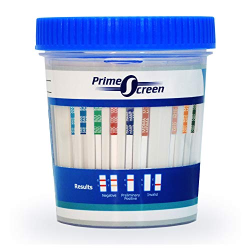 Prime Screen Urine Drug Test Cup 14 Panel Kit THC,COC,ETG,AMP,BU...